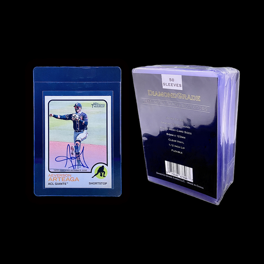 Single Pack-Semi-Rigid Card Protectors 50ct